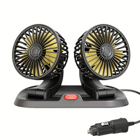 Ventilador Duplo Automotivo 360° [ULTRA POTENTE]