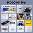 Smartphone POCO M4 Pro Tela 6,43'' 4G 6GB Ram 128GB Rom Câmera 64MP