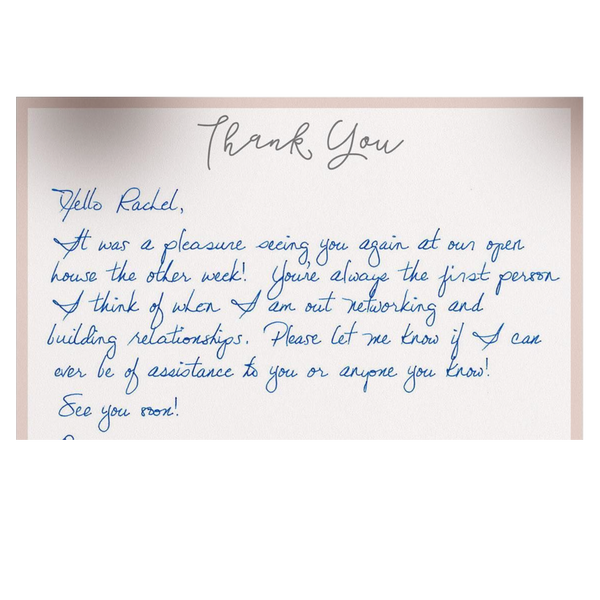 Handwritten note