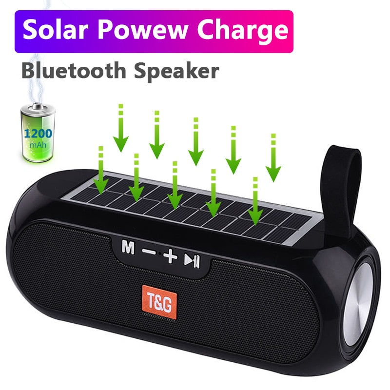 Alto-falante Carga Solar bluetooth